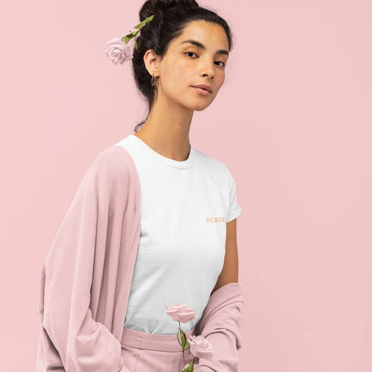 Damen lockeres T-Shirt | Peace