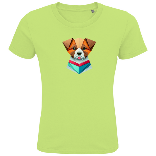 Kids Premium Organic T-Shirt | Origami Dog