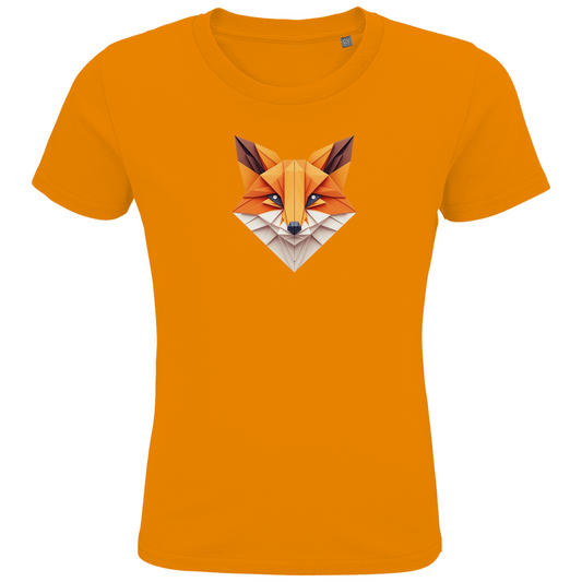 Kids Premium Organic T-Shirt | Origami Fox