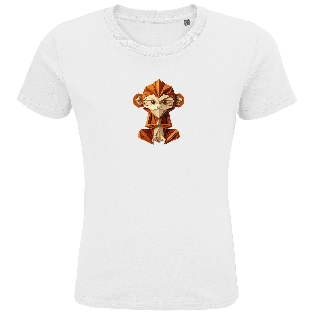 Kids Premium Organic T-Shirt | Origami Monkey