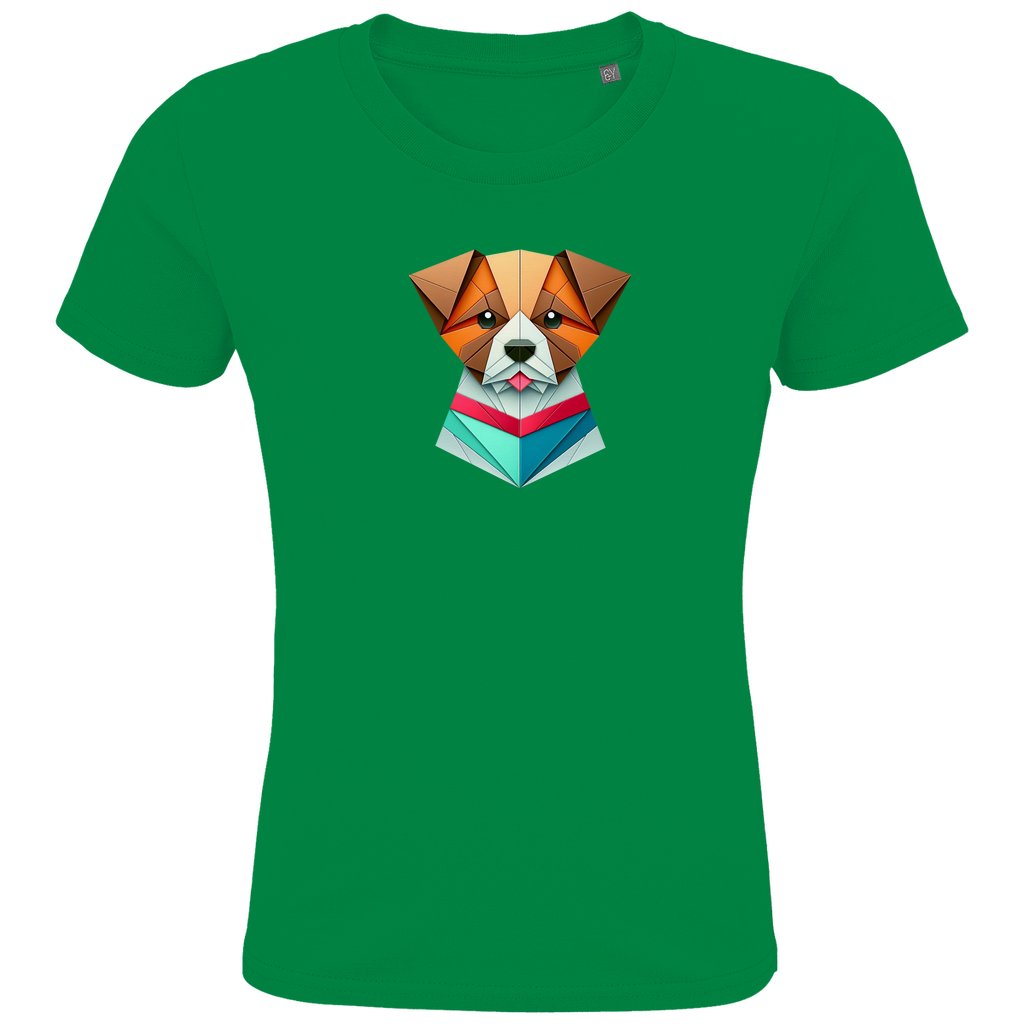 Kinder Premium Bio T-Shirt | Origami Dog