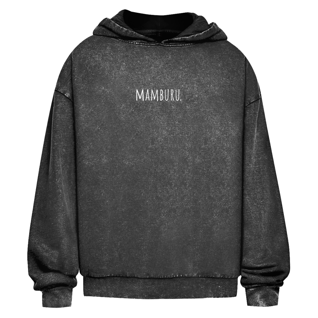 Herren Oversize Washed Hoodie | Mindset