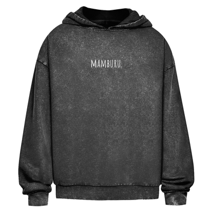 Oversized hoodie voor heren met wassing | Mindset