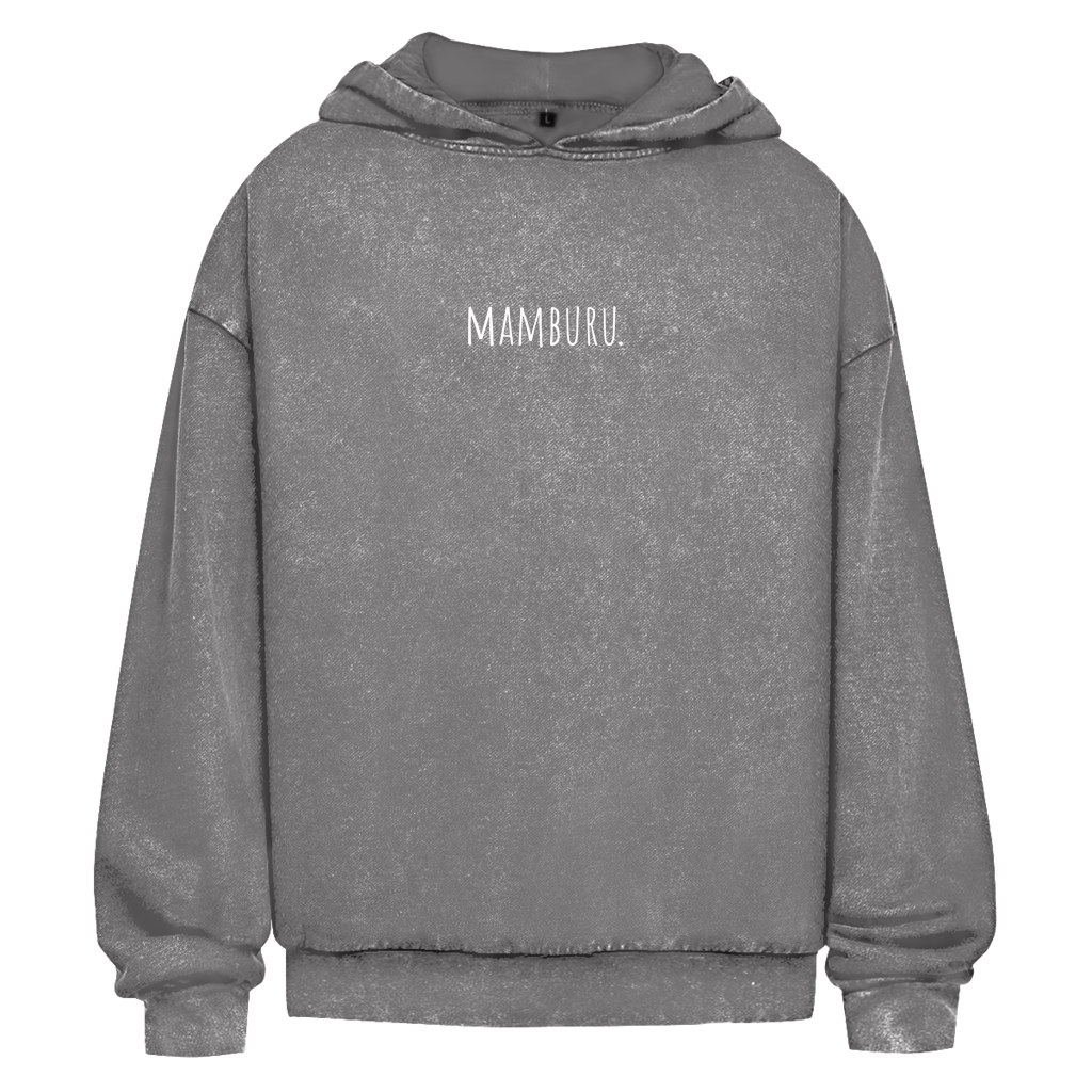 Herren Oversize Washed Hoodie | Mindset