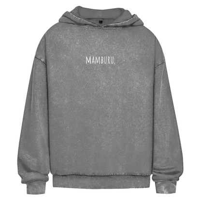 Oversized hoodie voor heren met wassing | Mindset