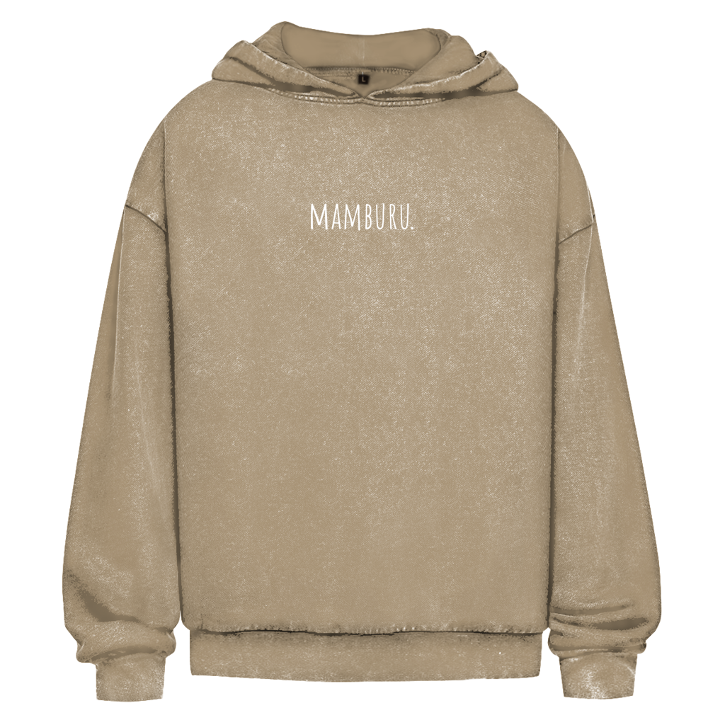 Herren Oversize Washed Hoodie | Mindset
