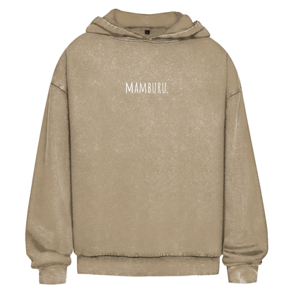 Oversized hoodie voor heren met wassing | Mindset