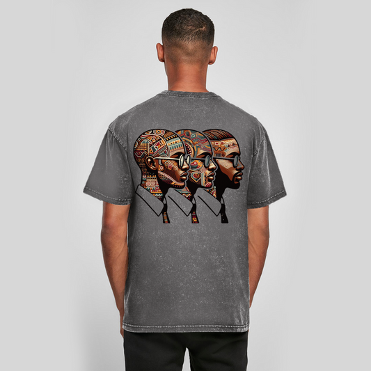 Herren Oversize Washed T-Shirt | Mindset