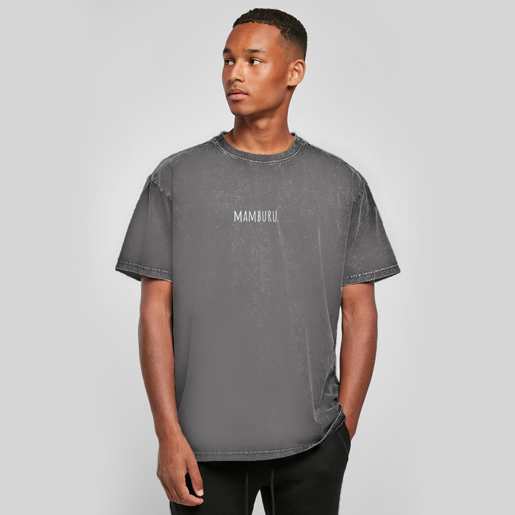 Oversized, gewassen T-shirt voor heren | Mindset