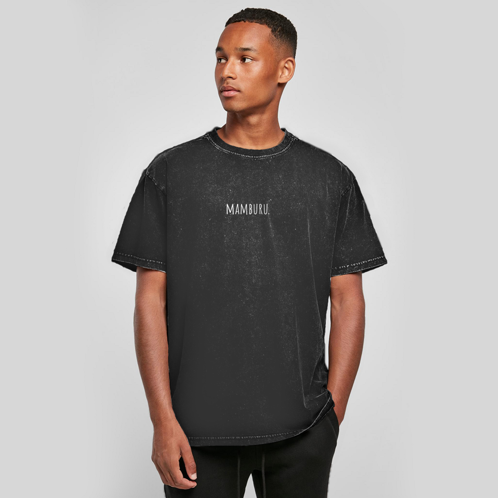 Oversized, gewassen T-shirt voor heren | Mindset