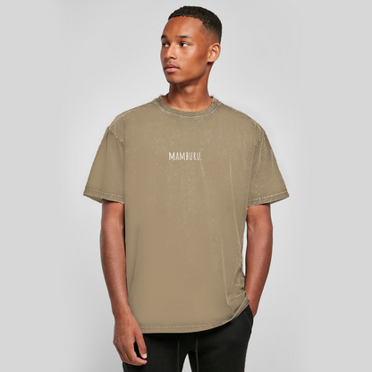Oversized, gewassen T-shirt voor heren | Mindset