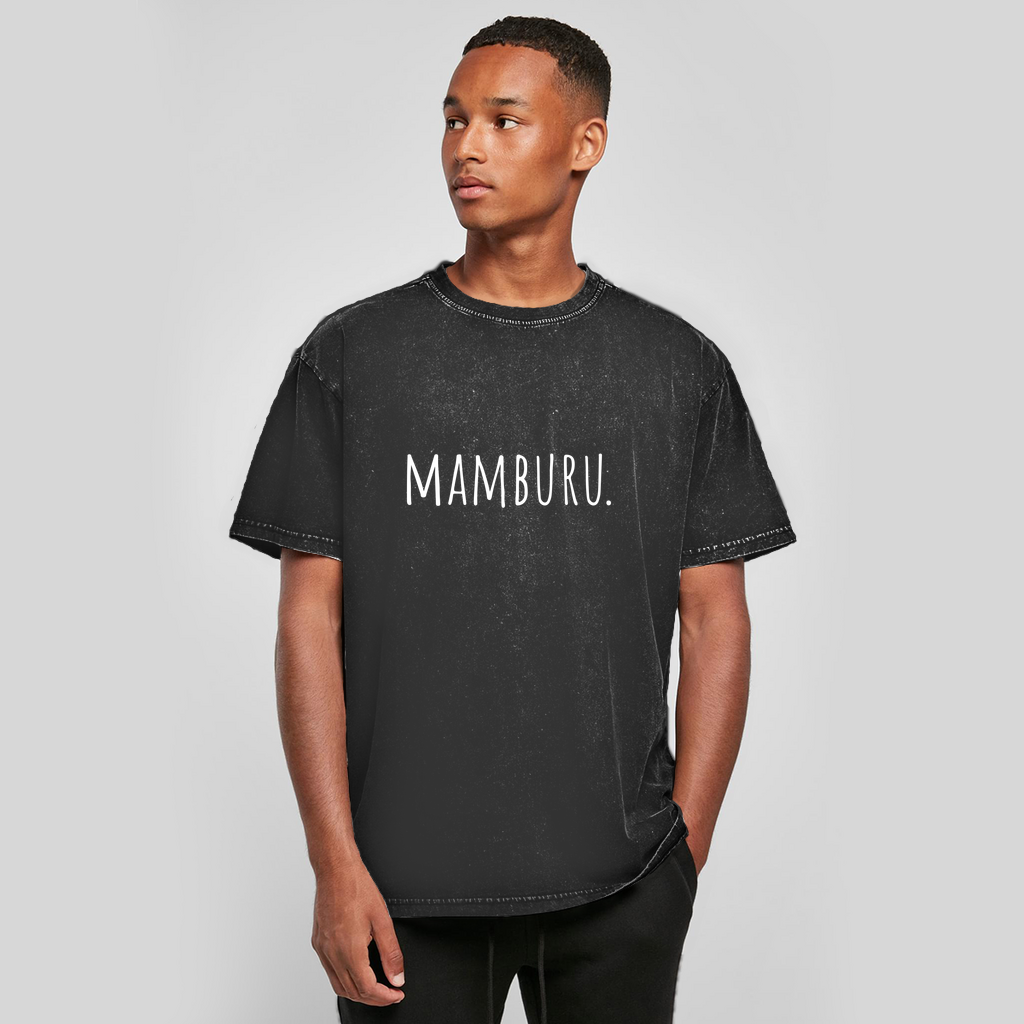 Herren Oversize Washed T-Shirt | Mindset