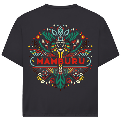 Herren Oversize T-Shirt schwarz mit Backprint