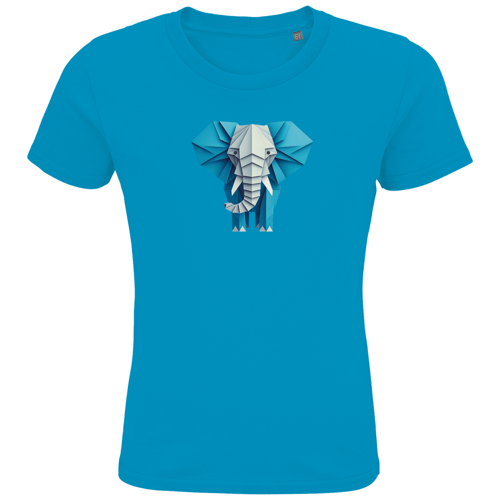 Kinder Premium Bio T-Shirt | Origami Elefant