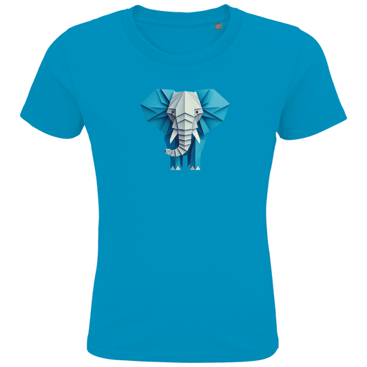 Kinder Premium Bio T-Shirt | Origami Elefant