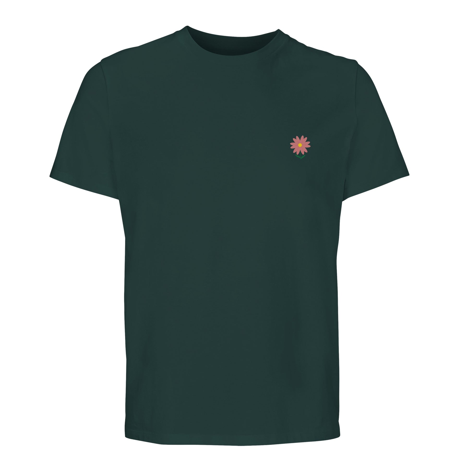 Bio T-Shirt mit einer Blume