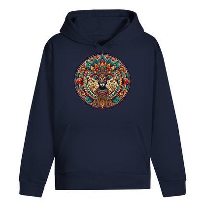 Hoodie mit Giraffe dunkel blau