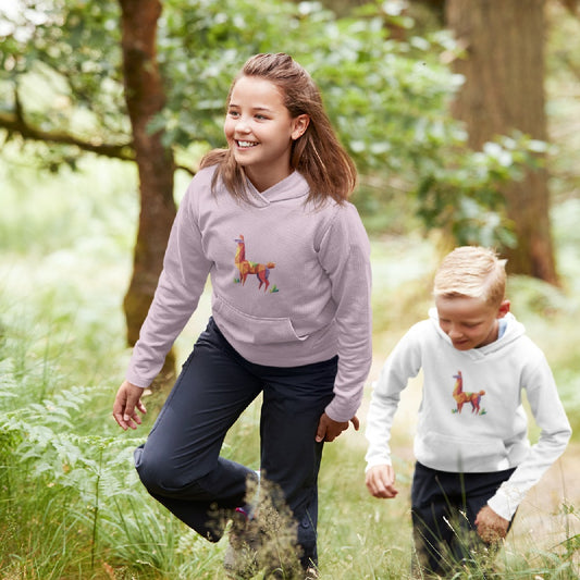Klassischer Kinder-Hoodie | Alpaka