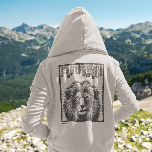 Herren Organic Hoodie | Lion