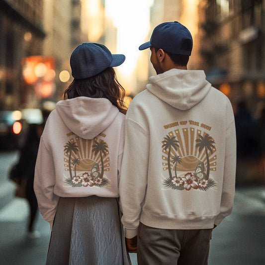 Unisex biologische hoodie | Geboren uit de zon