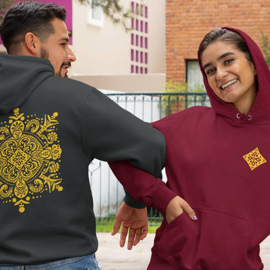 Unisex biologische hoodie | caleidoscoop