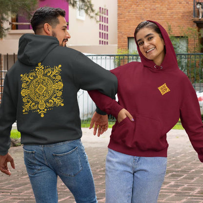 Unisex biologische hoodie | caleidoscoop