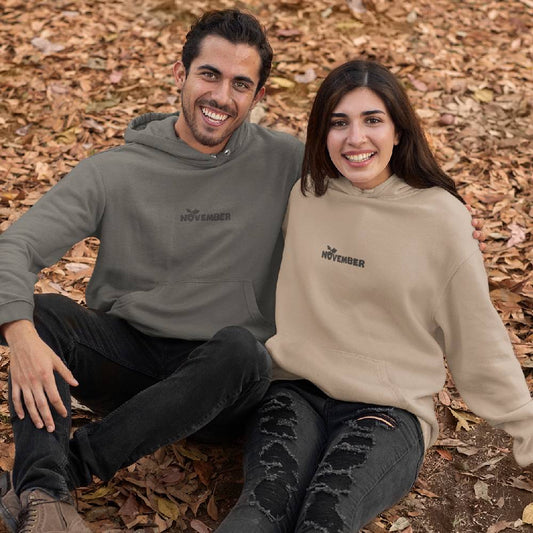 Unisex Organic Hoodie | November *gestickt*