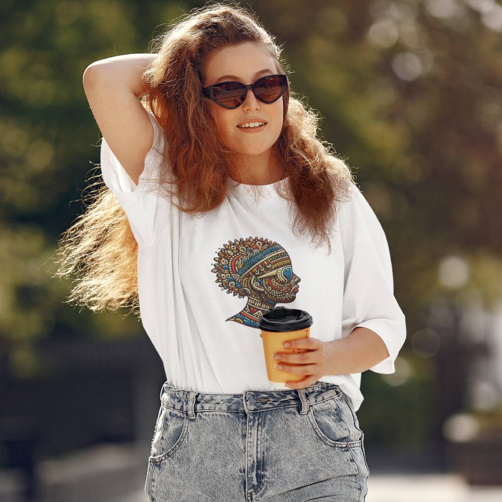 Oversized dames T-shirt van biologisch katoen | Madame