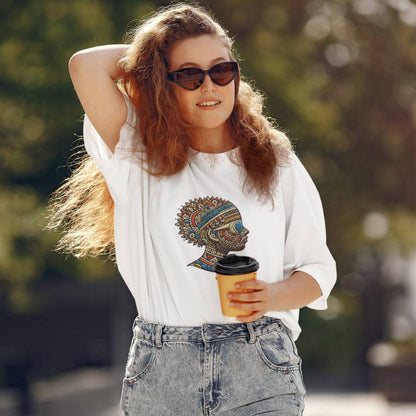 Oversized dames T-shirt van biologisch katoen | Madame
