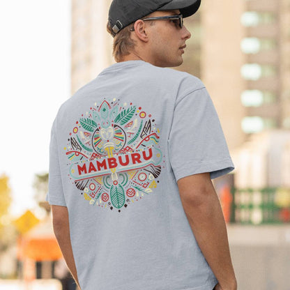Oversized T-shirt voor heren | Mamburu Tribal