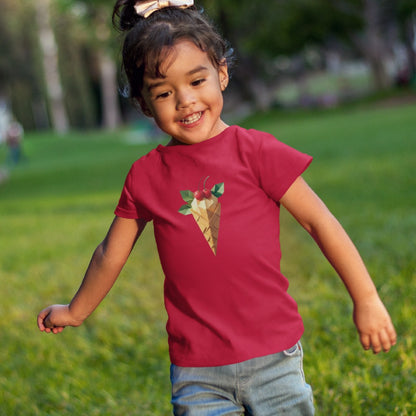 Kids Premium Organic T-Shirt | Origami ice cream