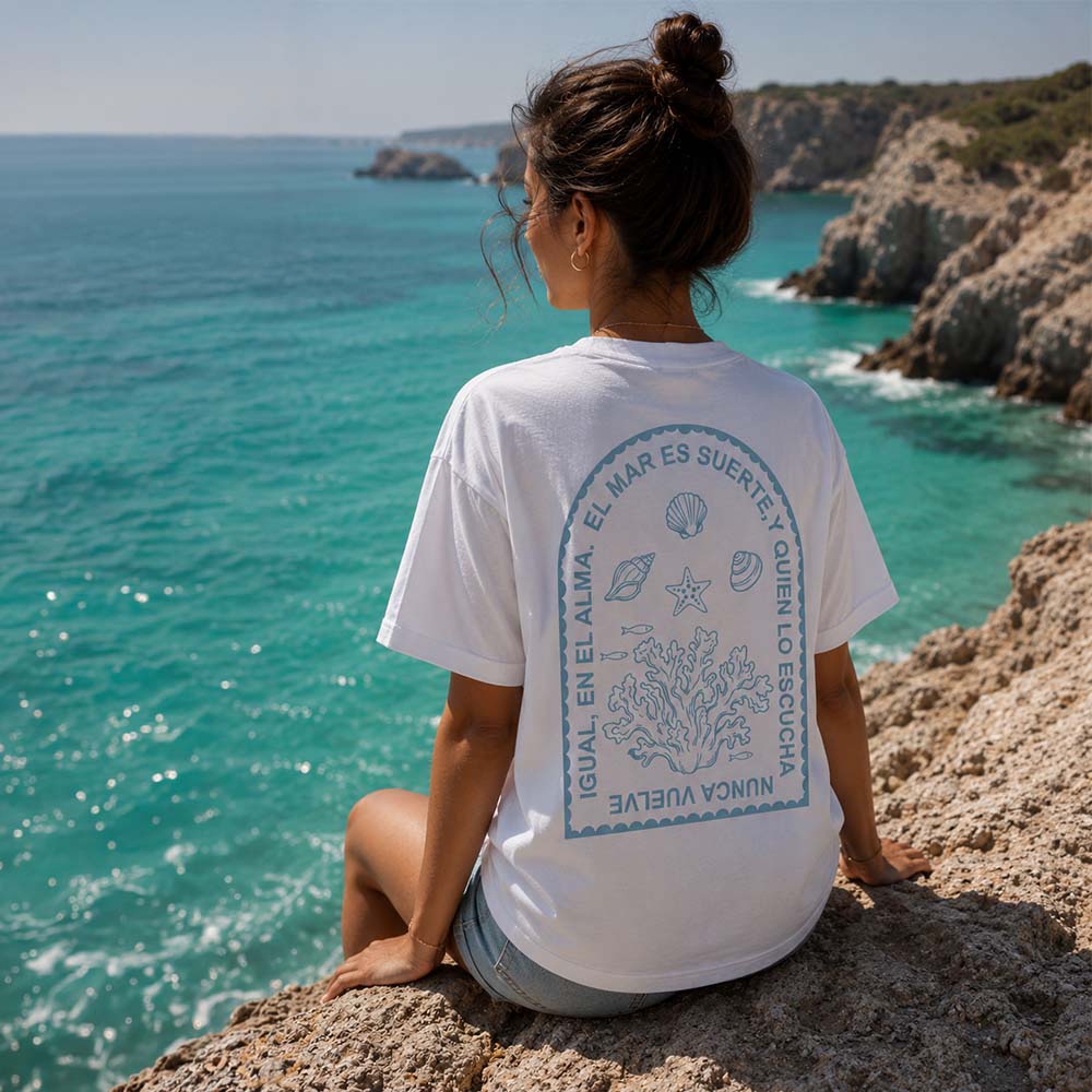 Damen T-Shirt Baumwolle | El mar