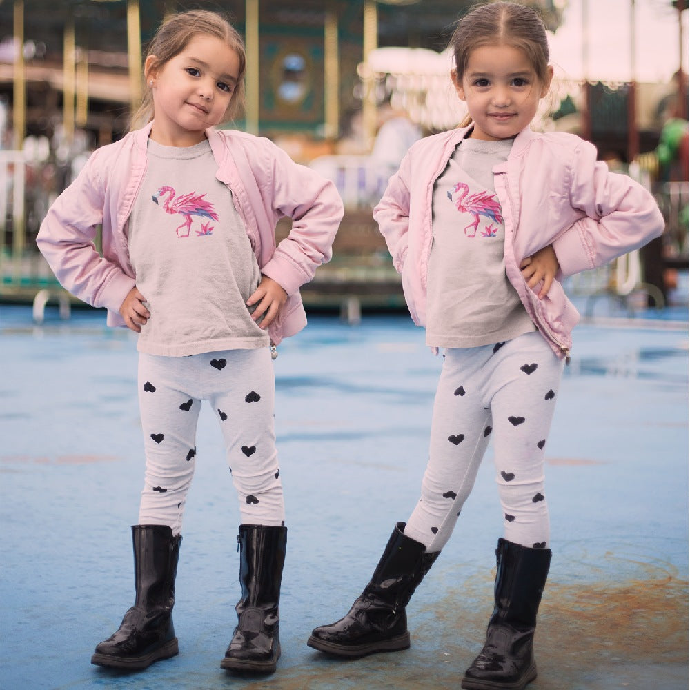 Bio-Baumwolle Kinder-T-Shirt | Flamingo