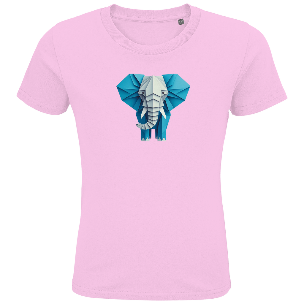 Kinder Premium Bio T-Shirt | Origami Elefant