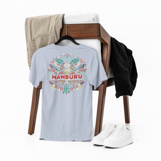 Oversize T-Shirt vorne clean mit Backprint